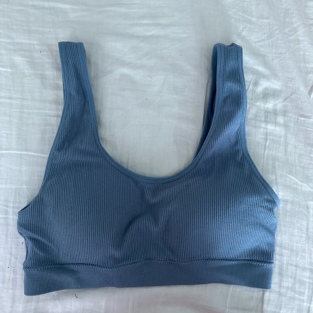 Blue Sports Bra